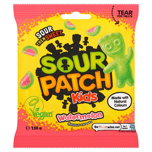 Sour Patch Kids Watermelon (10 x 130g) - AmerikaanseGroothandel.nl