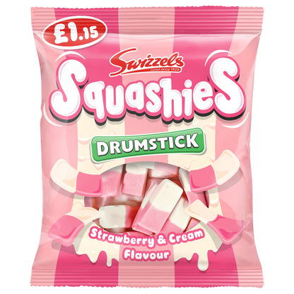 Squashies Strawberry & Cream (12 x 120g) - AmerikaanseGroothandel