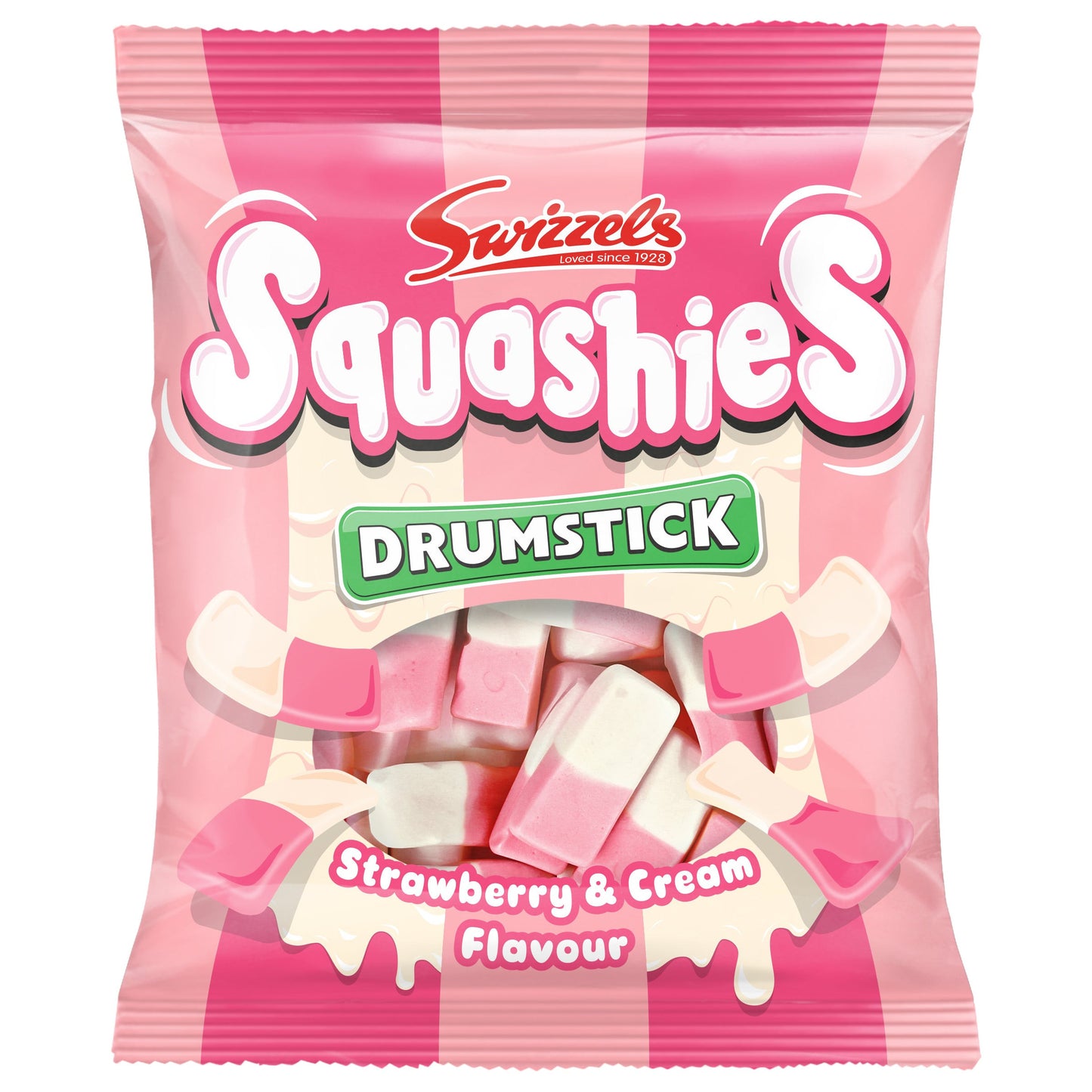 Squashies Strawberry & Cream (12 x 120g) - AmerikaanseGroothandel.nl