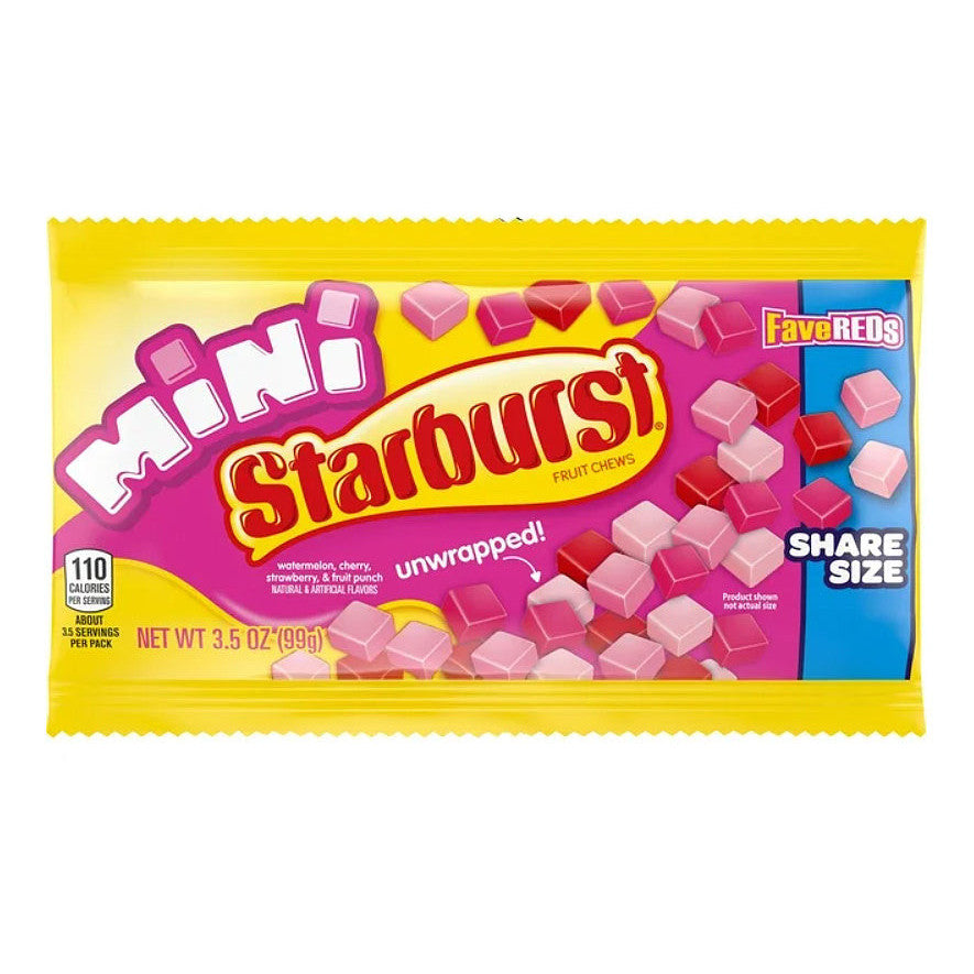 Starburst Fruit Chews Mini FaveREDs