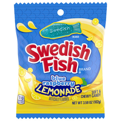 Swedish Fish Blue Raspberry Lemonade (12 x 102g) - AmerikaanseGroothandel