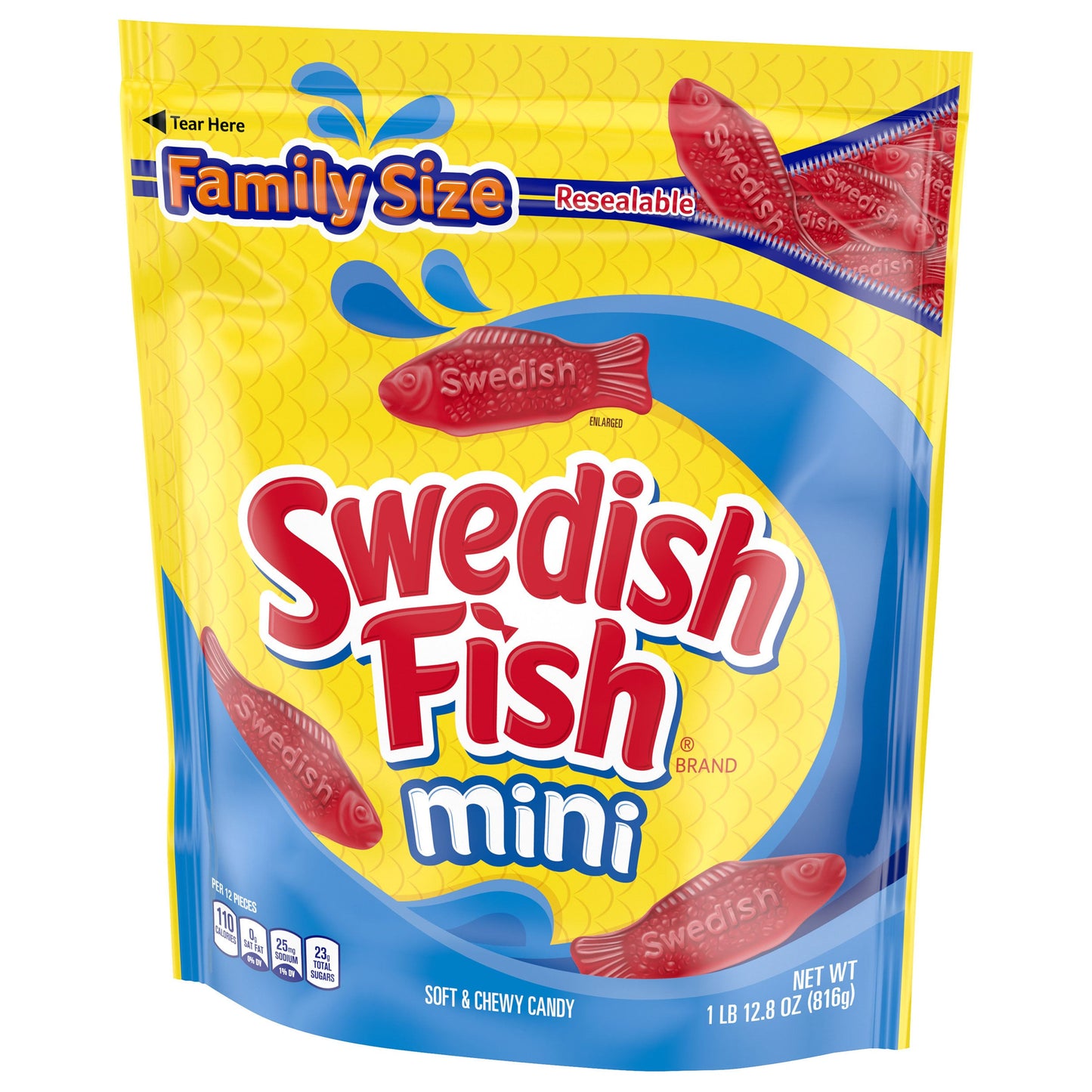 Swedish Fish Mini Family Size (4 x 816g)