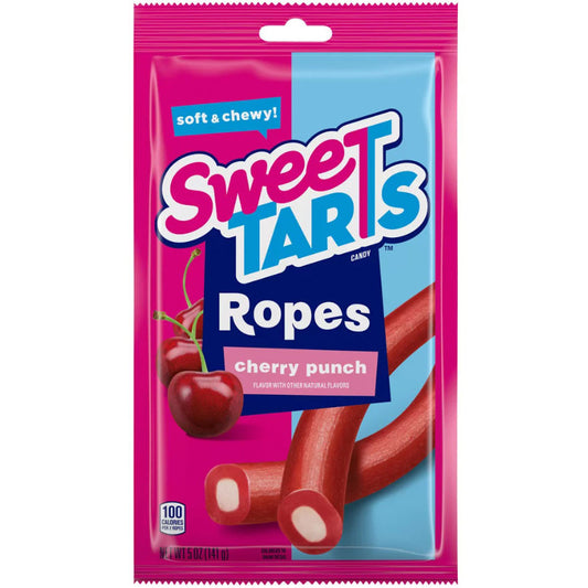 SweeTARTS Soft & Chewy Ropes Cherry Punch (12 x 142g)