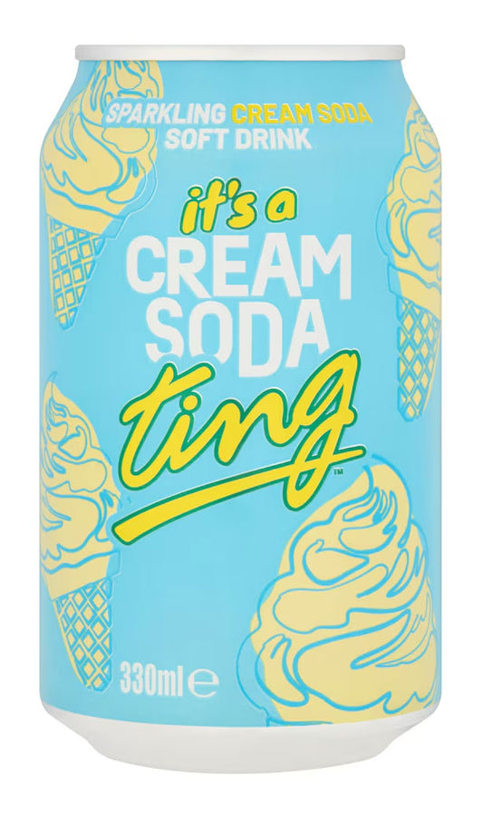 Ting Cream Soda (24 x 330ml) - AmerikaanseGroothandel