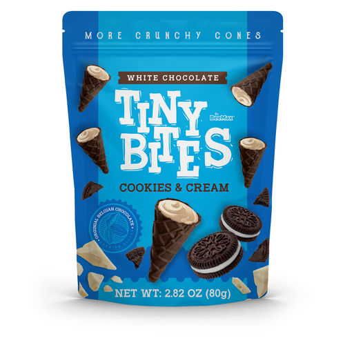 Tiny Bites Waffle Cones Cookies and Cream