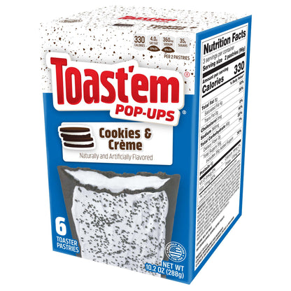 Toast'em Frosted Cookies & Cream (12 x 288g) - AmerikaanseGroothandel