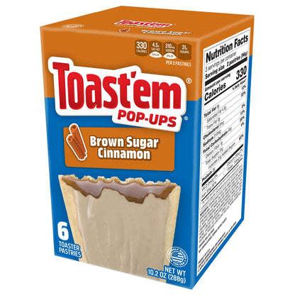 Toast'em Frosted Brown Sugar Cinnamon (12 x 288g) - AmerikaanseGroothandel