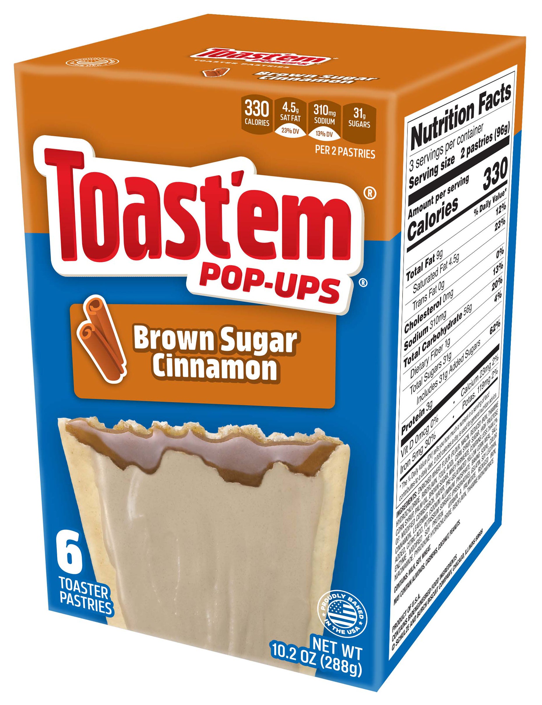 Toast'em Frosted Brown Sugar Cinnamon