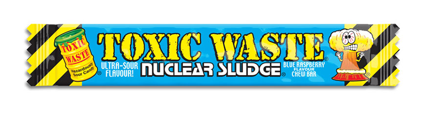 Toxic Waste Nuclear Sludge Chew Bar Blue Raspberry