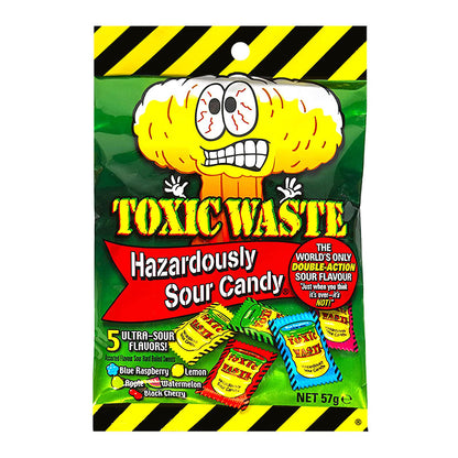 Toxic Waste Hazardously Sour Candy (12 x 57g) - AmerikaanseGroothandel