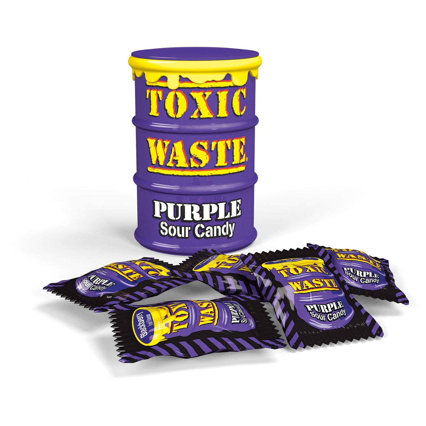 Toxic Waste Sour Candy Drum Purple (12 x 42g)