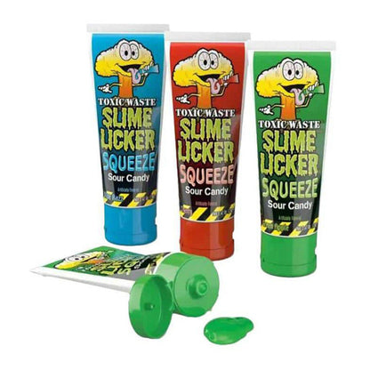 Toxic Waste Slime Licker Squeeze Sour Candy (12 x 70g) - AmerikaanseGroothandel