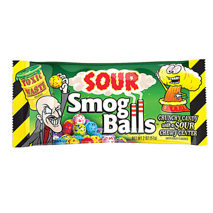 Toxic Waste Sour Smog Balls (24 x 48g) - AmerikaanseGroothandel