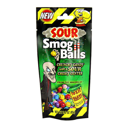 Toxic Waste Sour Smog Balls (16 x 85g) - AmerikaanseGroothandel