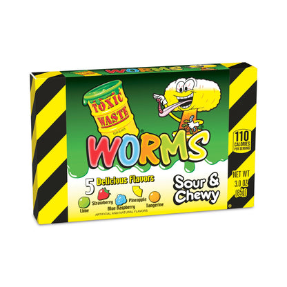 Toxic Waste Worms Theatre Box (12 x 85g) - AmerikaanseGroothandel