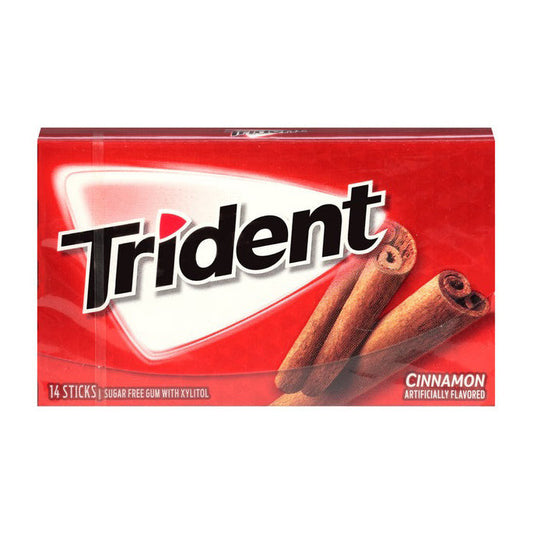 Trident Gum Cinnamon (12 x 31g) - AmerikaanseGroothandel