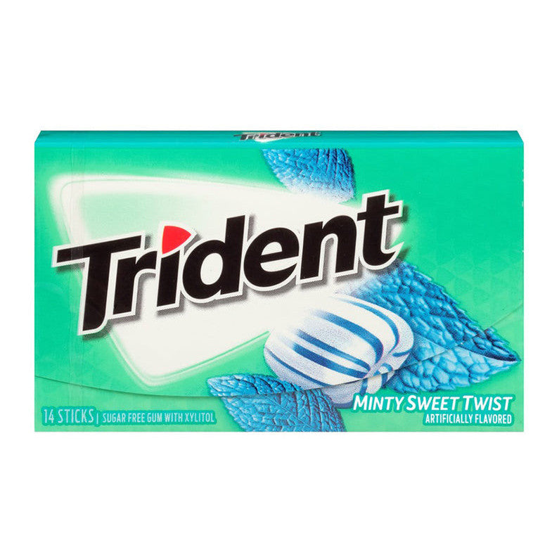 Trident Gum Minty Sweet Twist (12 x 31g) - AmerikaanseGroothandel