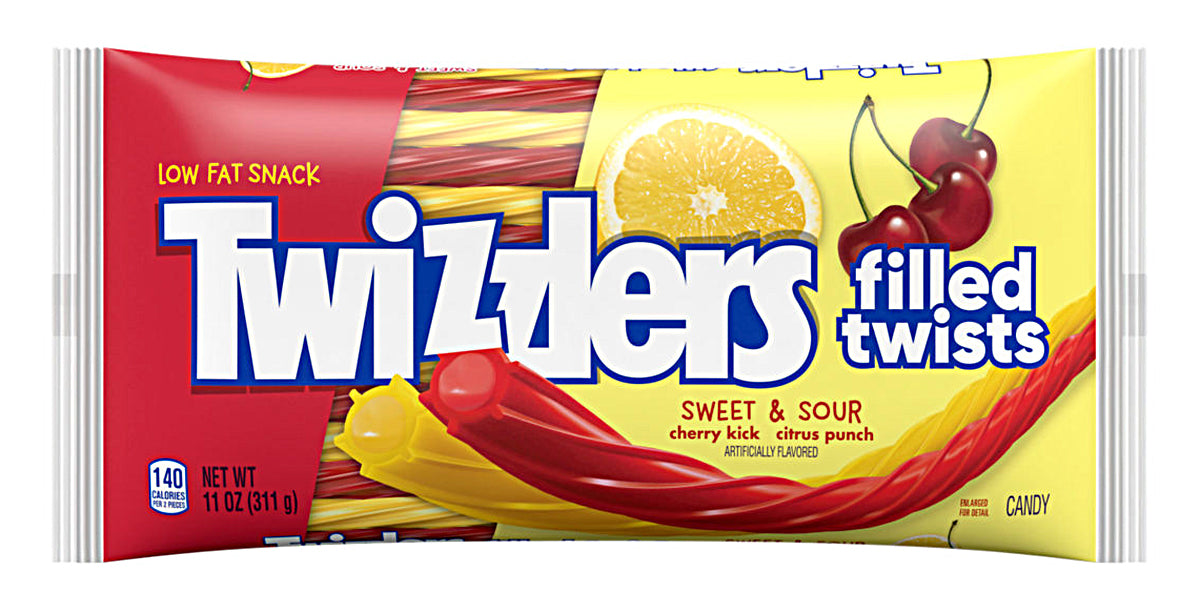 Twizzlers Filled Twists Sweet & Sour