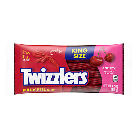 Twizzlers Pull 'n' Peel Cherry King Size (15 x 119g)