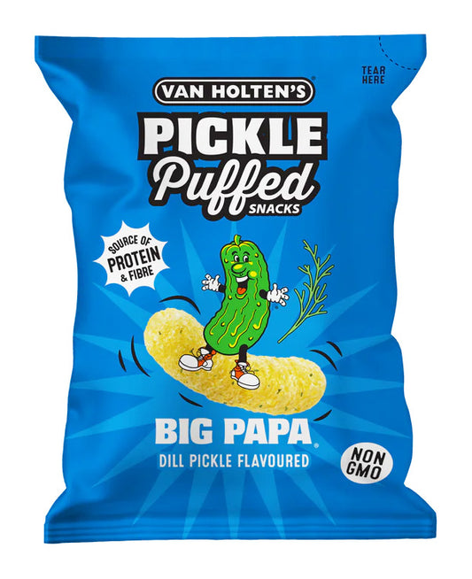 Van Holten's Pickle Puffed Snacks Big Papa (Einzelpackung mit 50g)