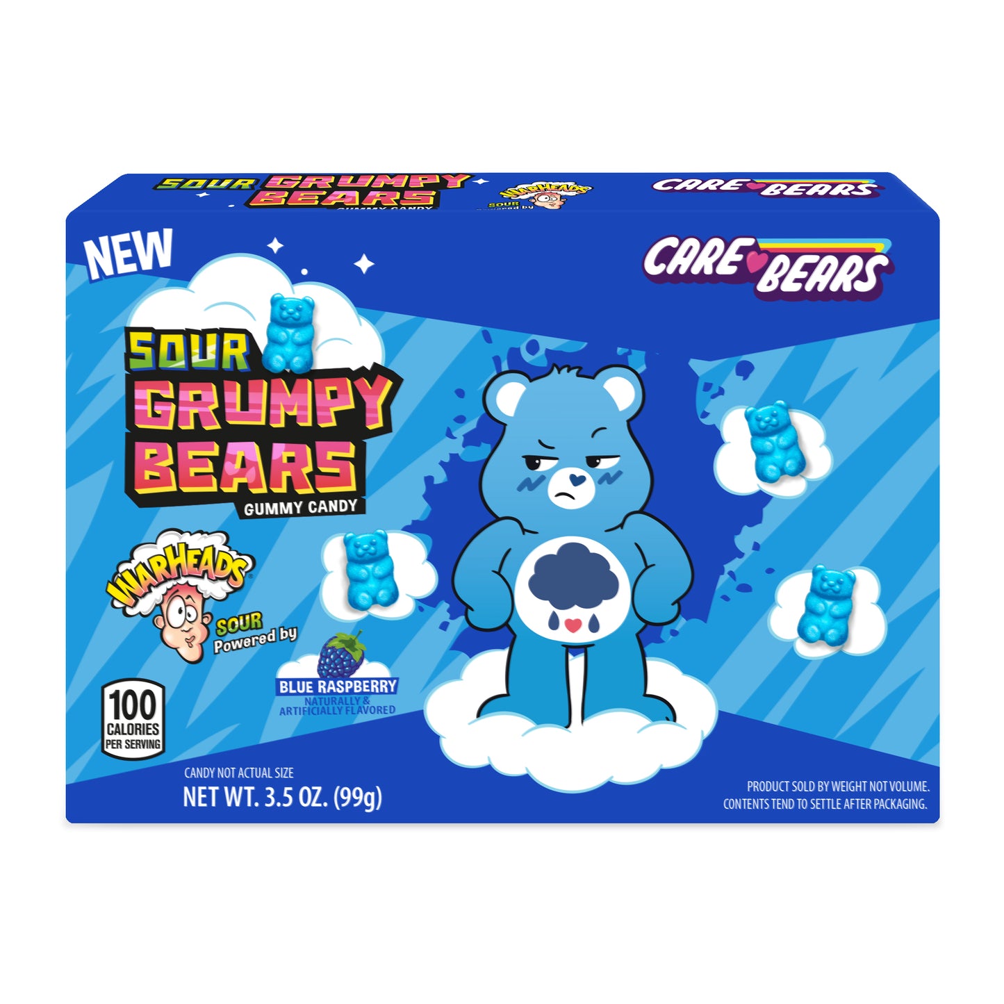 Warheads Care Bears Sour Grumpy Bears