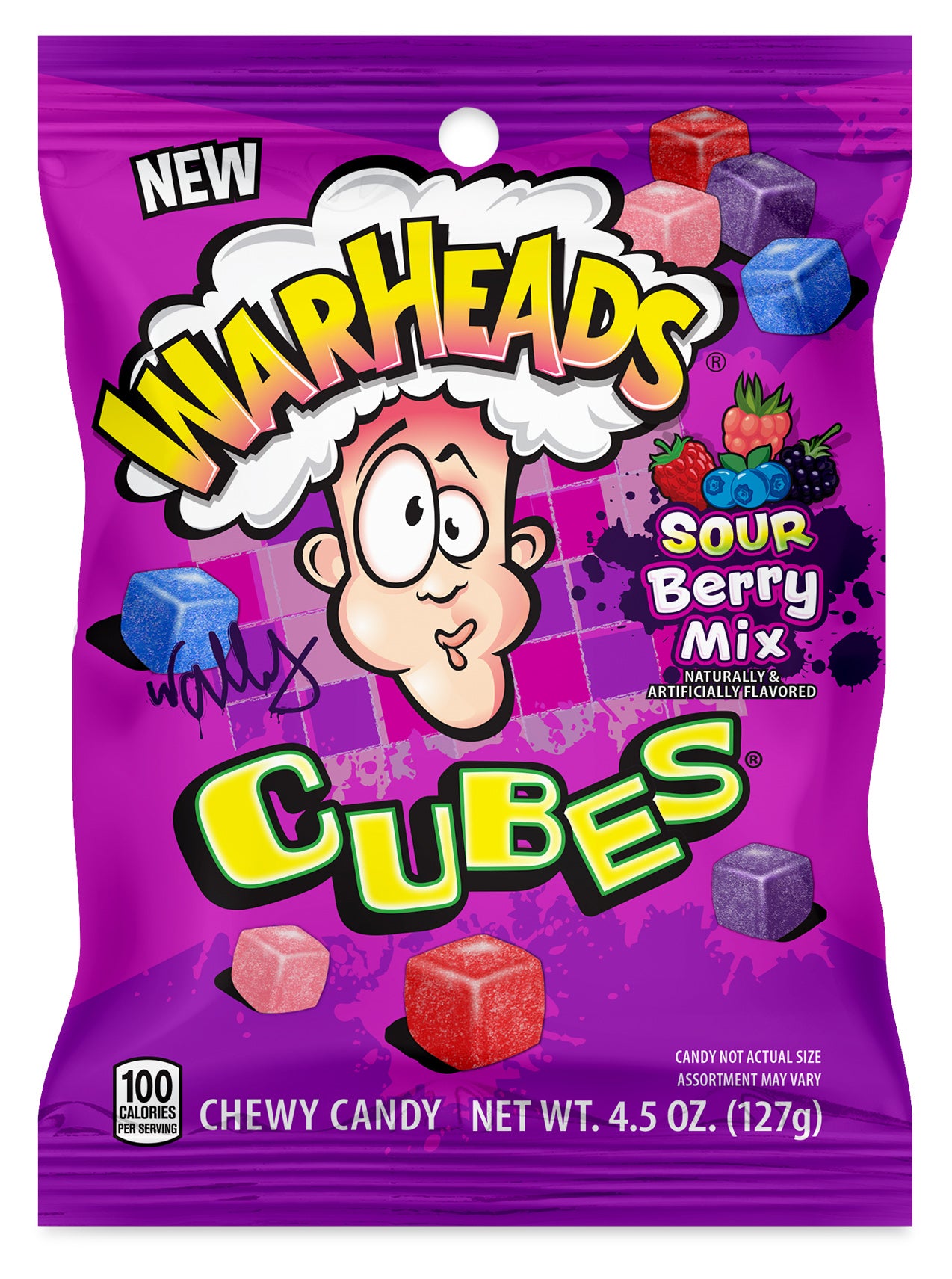 Warheads Cubes Sour Berry Mix