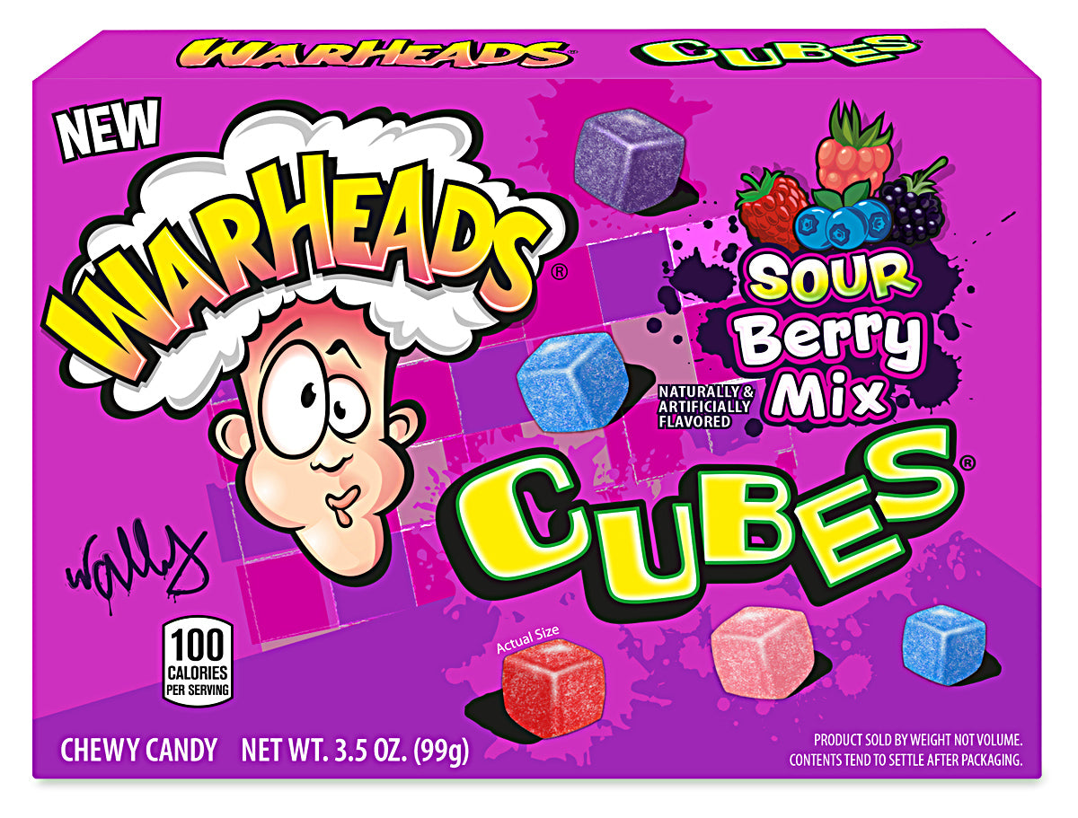 Warheads Cubes Sour Berry Mix