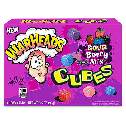 Warheads Cubes Sour Berry Mix (12 x 99g) - AmerikaanseGroothandel