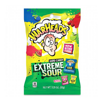 Warheads Extreme Sour Hard Candy (12 x 92g) - AmerikaanseGroothandel