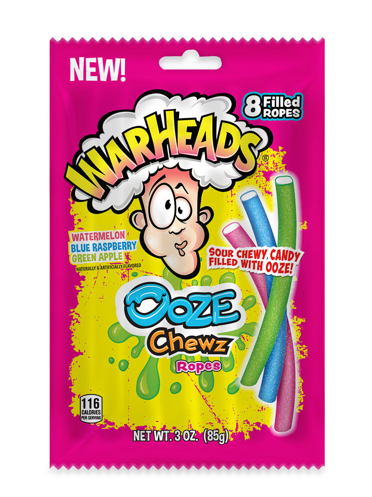 Warheads Ooze Chewz Ropes