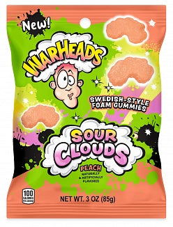 Warheads Sour Clouds Peach (12 x 85g)