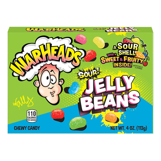 Warheads Sour Jelly Beans (12 x 113g)