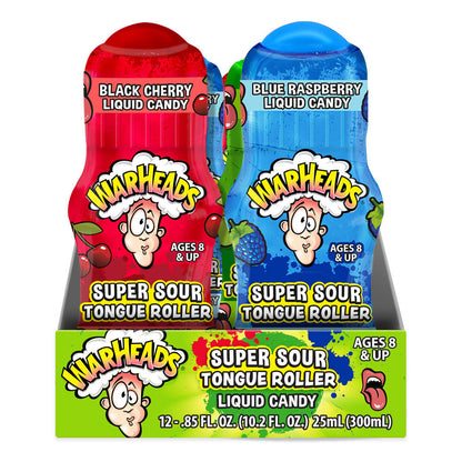 Warheads Super Sour Tongue Roller (12 x 25ml)