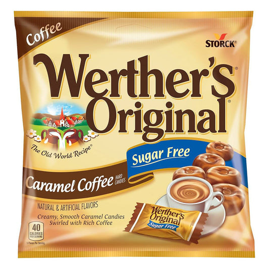 Werther's Original Zuckerfreier Karamellkaffee (12 x 67 g)