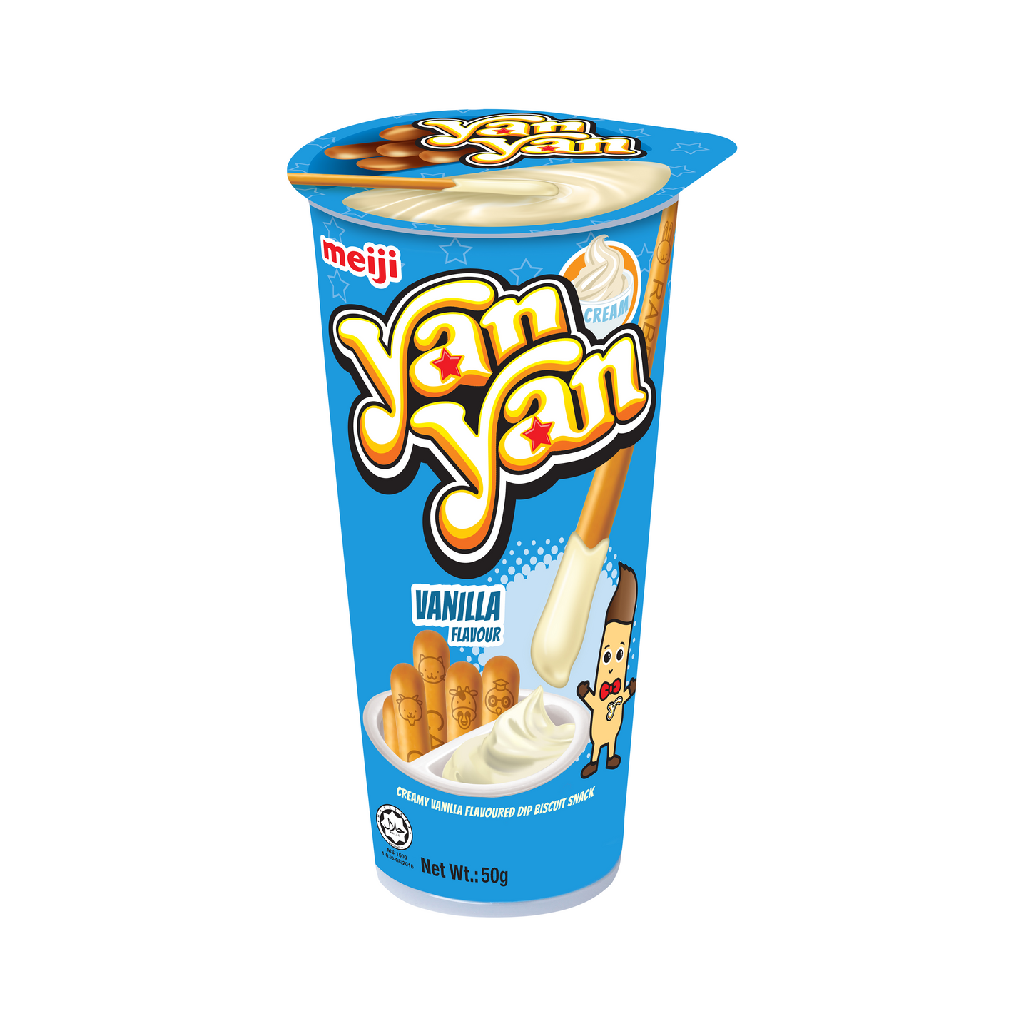 Meiji Yan Yan Vanilla (10 x 50g) - AmerikaanseGroothandel