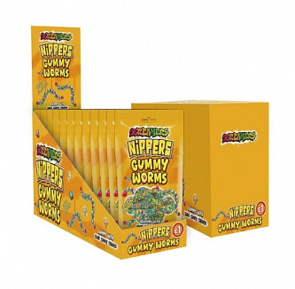Zed Candy Screamers Nippers Gummy Worms (12 x 75g)