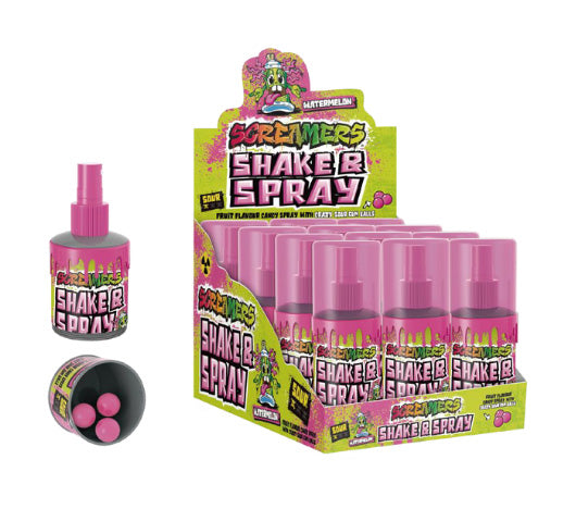 Zed Candy Screamers Shake & Spray Watermelon (12 x 83g)